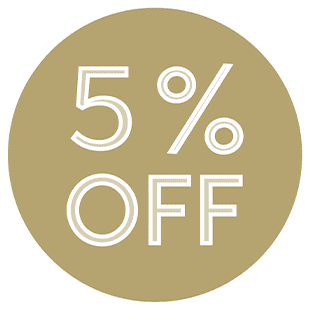 5%OFF